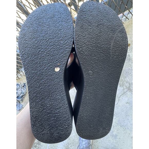Seychelles Black Platform Sandals Women’s Size 9 Made In Italy Leather Y2K Look - Picture 6 of 10